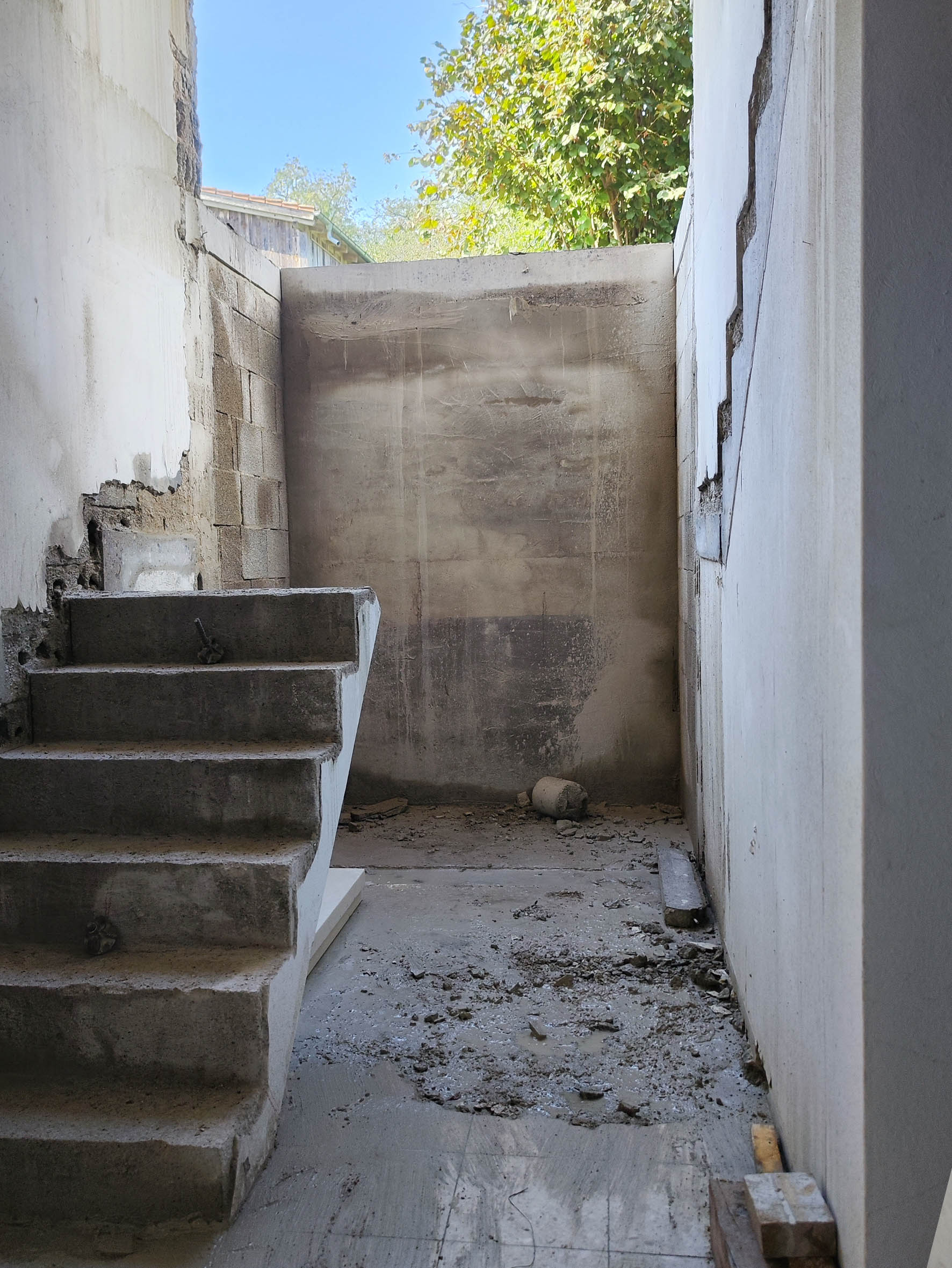 Orlowski Gmbh - Saege-und Betonbohrservice, Treppenrückbau 1